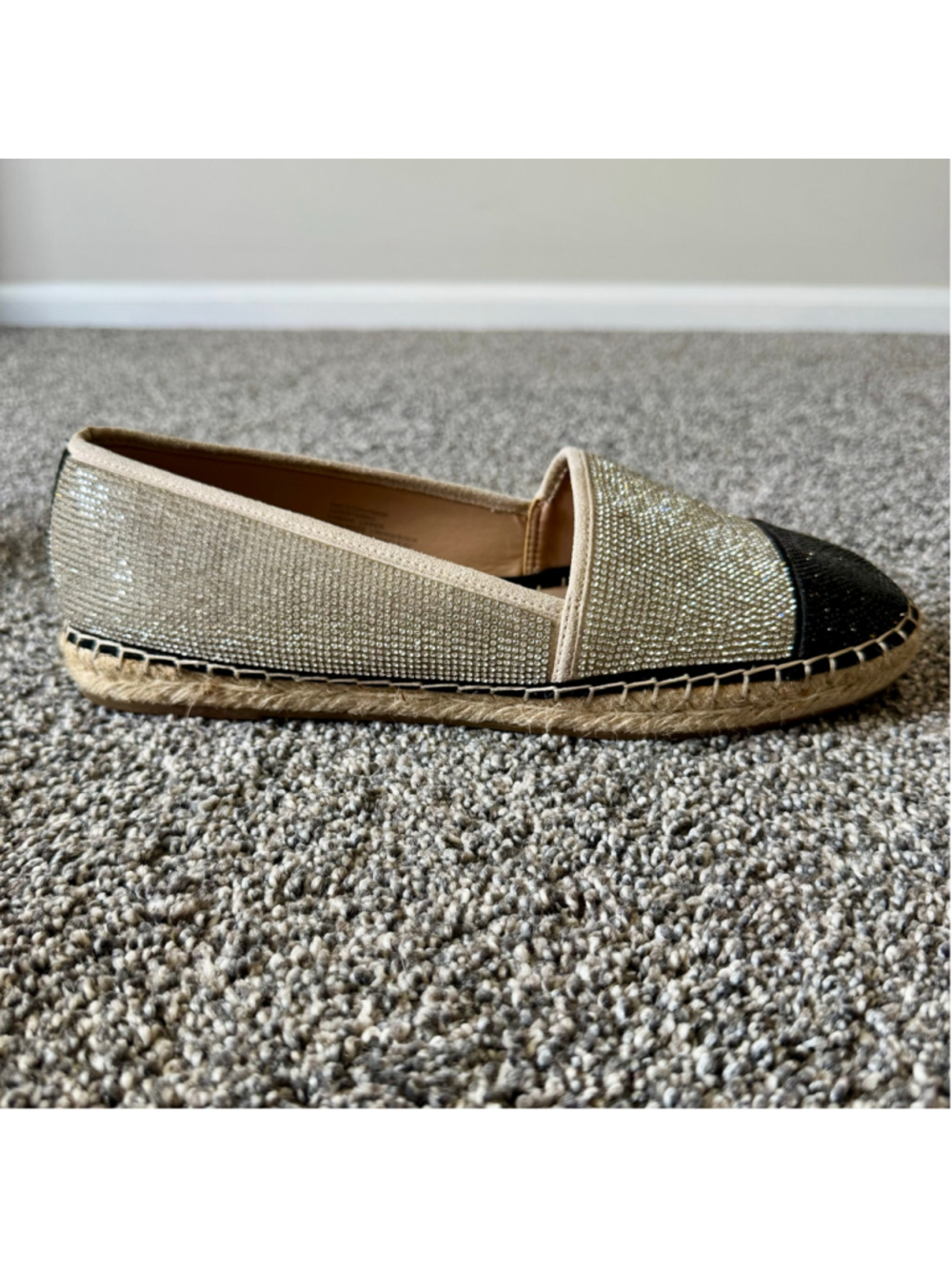 INC INTERNATIONAL CONCEPTS CORVINA RHINESTONES BLING ESPADRILLES SIZE 11 - Picture 5 of 14